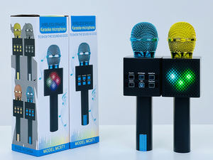 Microphone de karaoké portable de haute qualité MC871 avec haut-parleur, microphone compatible avec <span class=keywords><strong>carte</strong></span> TF - Product Image 3