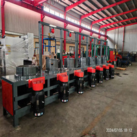 Machine à tréfiler automatique multi-réservoirs pour fils d'acier/galvanisés/de ligature, haute productivité et prix compétitif
