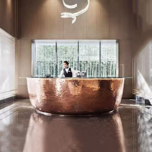 Comptoir de bar en acier inoxydable sur mesure EX970 pour projets d'aménagement intérieur de restaurant - Product Image 6