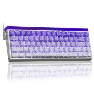 Clavier de jeu AULA <span class=keywords><strong>Hero</strong></span> 68 HE à interrupteurs magnétiques, clavier filaire à effet Hall, déclenchement rapide, RGB réglable, mécanique - Product Image 4