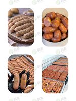 Nouvelle Ensacheuse à Saucisses en Acier Inoxydable de Qualité Alimentaire, Capacité 500 kg/h