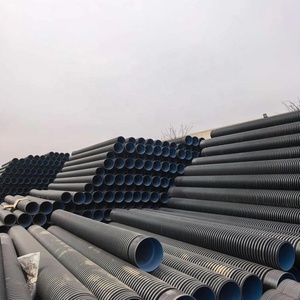 Tuyau de drainage <span class=keywords><strong>perforé</strong></span> à double paroi léger SN8, conduit en HDPE respectueux de l'environnement, 100% matériaux vierges, non toxique HBLW - Product Image 3