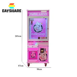 Wholesale Customize NFC Pay Coin Operated Toy Vending Arcade Claw Crane Machine Cheap Bill Operation <b>Doll</b> Claw Machine - Product Image 5