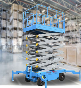 中国3t电动可移动脚手架剪刀升降机移动升降机 - Product Image 4