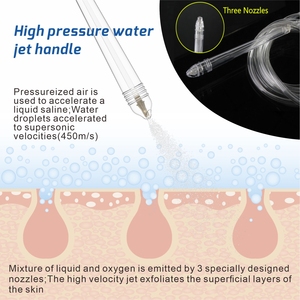 <span class=keywords><strong>Newlife</strong></span> Factory HS201 2-en-1 Eau Oxygène Jet Peel Machine Faciale pour Lèvres pour Salon de Beauté Utilisation US/IT Plug Type - Product Image 5