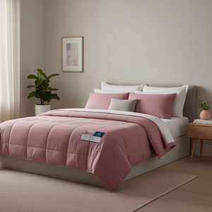 Edredón Vianney Ultraligero Tamaño King Rosa Rubor con Diseño Acolchado y Relleno de Microfibra para las Cuatro Estaciones, Lavable a Máquina - Product Image 2