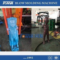 Machine à moulage par soufflage, grande extrusion, type d'accumulateur, pour la fabrication de mannequins en plastique, kg