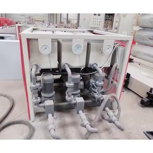 Máquina extrusora de paneles de mármol artificial de PVC usada, línea de producción de paneles de láminas de mármol UV de PVC - Product Image 3