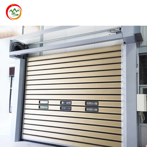 Metalen Hoge Snelheid Spiraal Rolluik Deur Snel Aluminium Geïsoleerde Garagedeuren Beveiliging Magazijn Stalen Roldeur - Product Image 5