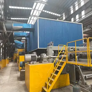 Recyclage des cartons de déchets vers l'usine de fabrication de papier ondulé Kraft Coût de la machine