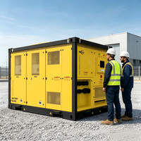 Système de stockage d'énergie à batterie lithium-ion hors réseau (BESS) avec générateur solaire pour les sites miniers et de construction