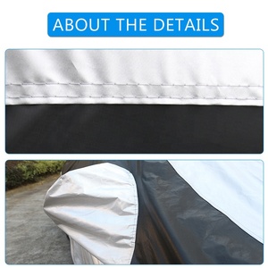 Kayme — housse de protection pour voiture, noire, argent, robuste, design sport, couvre-siège pour véhicule, étanche, accessoires automobiles, 2022 - Product Image 3