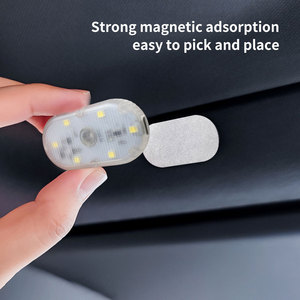 Lampe de lecture à capteur tactile led 5v pour l'intérieur de la voiture, lumières d'attraction à LED, Charge USB, 6 ampoules, lumière de porte de voiture - Product Image 6
