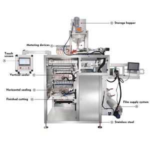 Machine d'emballage automatique multifonctionnelle pour sachets de liquide à scellage 4 côtés, idéale pour le ketchup et les sauces - Product Image 3