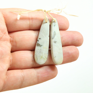 Natural <span class=keywords><strong>serpentinita</strong></span> Jasper colgante de piedras preciosas para joyería haciendo - Product Image 6