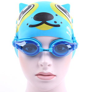 แว่นตาว่ายน้ำสำหรับเด็ก WHALE <span class=keywords><strong>Junior</strong></span> Pool ป้องกันฝ้า กันน้ำรั่วซึม เป็นมิตรกับสิ่งแวดล้อม พร้อมกล่องเก็บ - Product Image 4