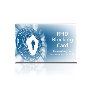 Thẻ Ghi Nợ Bảo Vệ <span class=keywords><strong>NFC</strong></span> Kích Thước 85.5*54*0.76Mm Làm Nhiễu Dữ Liệu Chống Trộm Thẻ Chặn Rfid - Product Image 2