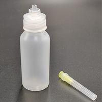 Flacon compte-gouttes liquide de 30 ml en LDPE avec bouchon à visser Luer Lock et pointe d'aiguille