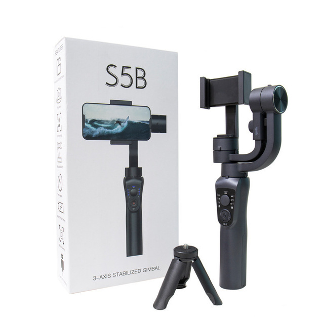 Jingying Vlog Tik Tok Selfie Video Record 3 Axis Smart Phone S5B Gimbal Stabilizer for Phone