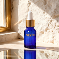 Bouteilles compte-gouttes en verre de différentes couleurs avec étiquette personnalisée, 10 ml, pour savon liquide, huiles essentielles, emballage d'huiles parfumées