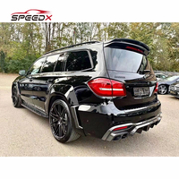 Pour Mercedes Benz X166 GLS fibre de carbone Brabus Style Kit de carrosserie lèvre avant garde-boue diffuseur becquet roue sourcil