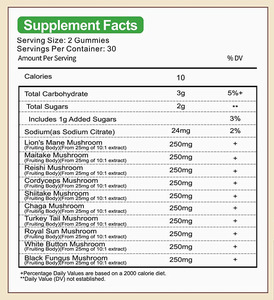 Vitaminas orgánicas directas de fábrica de gomitas complejas de hongos OEM para adultos, no para recién nacidos - Product Image 5