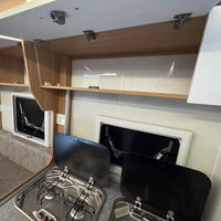 2025 nouveau modèle de luxe cuisine pliable tout-terrain pick-up RV caravane pas cher Celula Abitativa camping-car pour voyage vente camion