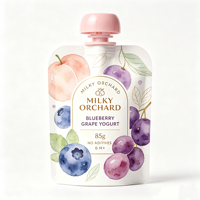 Pochettes à bec verseur multicouches haute barrière pour aliments pour bébés, sachets souples en plastique de qualité alimentaire pour l'emballage de boissons liquides et de lait
