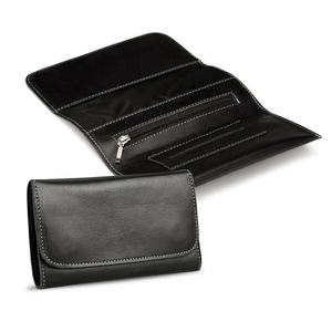 2023 all'ingrosso custodia per tabacco in pelle marrone custodia per tabacco portafoglio con porta carta arrotolabile accessori per fumatori forniture per negozi di fumo - Product Image 5