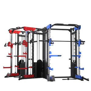 Attrezzatura da Allenamento Integrata Smith Machine Set Combinato Multifunzione per Home Fitness Squat Panca Piana Gantry Frame Pectoral Machine - Product Image 5