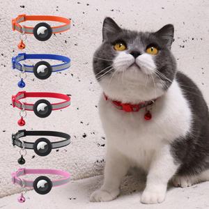 <span class=keywords><strong>Collar</strong></span> Reflectante para Gato, Suave, Duradero, Antipérdida, Cómodo, Ajustable, con Soporte para AirTag, GPS, 5 Colores - Product Image 1