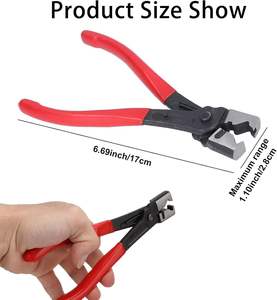 Alicates de abrazadera de manguera Herramientas de mantenimiento automotriz Fácil de llevar Alicates de abrazadera R para quitar clips y abrazaderas de manguera de automóvil - Product Image 3