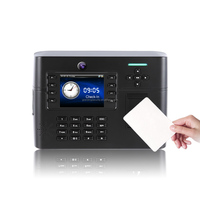 Sistema de control de acceso y asistencia de tiempo de tarjeta RFID y huella dactilar de Venta caliente con cámara interna