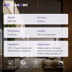 Tấm trần PVC giả gỗ trang trí nội thất - Product Image 4