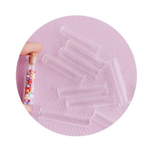 100 mini-bouteilles en verre vides de formes variées avec bouchon en liège, pots en verre pour vœux, mini-contenants pour mariages et fêtes - Product Image 3