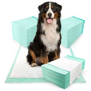 Tapis d'apprentissage de la propreté pour chiots, rectangulaires, de taille standard, absorbants, à surface sèche, de haute qualité, fabriqués en usine - Product Image 1