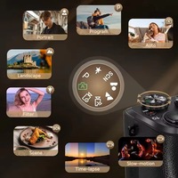 Kamera Digital 8K Autofokus 88MP WiFi Kamera Profesional dengan Lensa Ganda 16X Zoom Digital Kamera Fotografi dengan Layar Sentuh.
