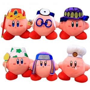 Populares y Adorables Peluches de <span class=keywords><strong>Kirby</strong></span> de 8 Pulgadas (<span class=keywords><strong>20</strong></span> cm) al por Mayor, Juguetes de Peluche de Personajes de Anime y Dibujos Animados para Niños, Muñecos para Máquinas de Garra - Product Image 6