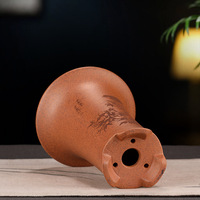 Pot à Bonsaï en Argile Violette Spécial pour Fleurs et Plantes d'Intérieur, Décoration de Sol Moderne et Luxueuse Trous de drainage sculptés à la main en gros