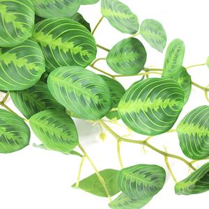 Planta Artificial <span class=keywords><strong>Calathea</strong></span> Suspensa de 85cm, Planta Falsa <span class=keywords><strong>Calathea</strong></span> Suspensa - Product Image 2