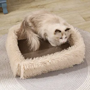 In Stock Cheap Cat Scratcher Bed Pad Superior Comfort Natural Material Luxury Cat Scratch Couch