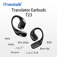 Casque Traducteur Intelligent Itranstalk Traduction Instantanée Bidirectionnelle Sans Fil 142 Langues
