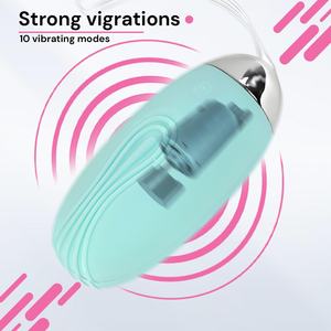 Bullet Vibrator Sexspielzeug für Frauen Kabellose Fernbedienung Vibrierende Eier <span class=keywords><strong>Dildo</strong></span> Klitoris-Stimulator G-Punkt-Vibratoren für Frauen - Product Image 3
