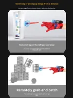 Cosplay Spider Hero Man Arc et flèche Lanceur de toile de protection Jouet de poignet en plastique pour les enfants de 14 ans et plus
