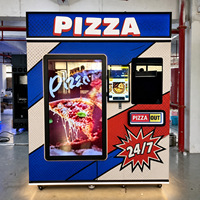 Distributeur automatique de pizzas intelligent IPLAYSMART, gestion basée sur le cloud, certifié CE, acier inoxydable, tailles de pizzas 10/12 pouces, personnalisation OEM