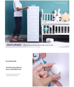 Armario Moderno para Niños con Cajones de Almacenamiento, Colgador de Ropa, Cómoda para Bebés DIY, Muebles para el Hogar, Armario de Almacenamiento para Dormitorio Infantil - Product Image 6