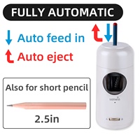 Taille-crayon astronomique électrique entièrement automatique USB Tenwin pour crayons 7-11.5CM Droven par batterie au lithium