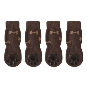 Factory Wholesale Custom-made Pet Design Socks with Logo Breathable and Anti-slip Dog Socks. - Product Image 4