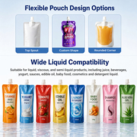 Machine d'emballage automatique horizontale pour jus liquide en Doypack avec bec verseur supérieur pour mayonnaise/ketchup