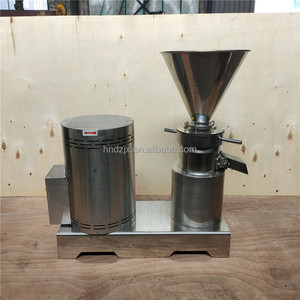 Broyeur colloïdal industriel en acier inoxydable DZJX, capacité personnalisée de 100 à 500 kg/h pour le broyage humide et <span class=keywords><strong>sec</strong></span> des arachides et des graines de sésame - Product Image 4